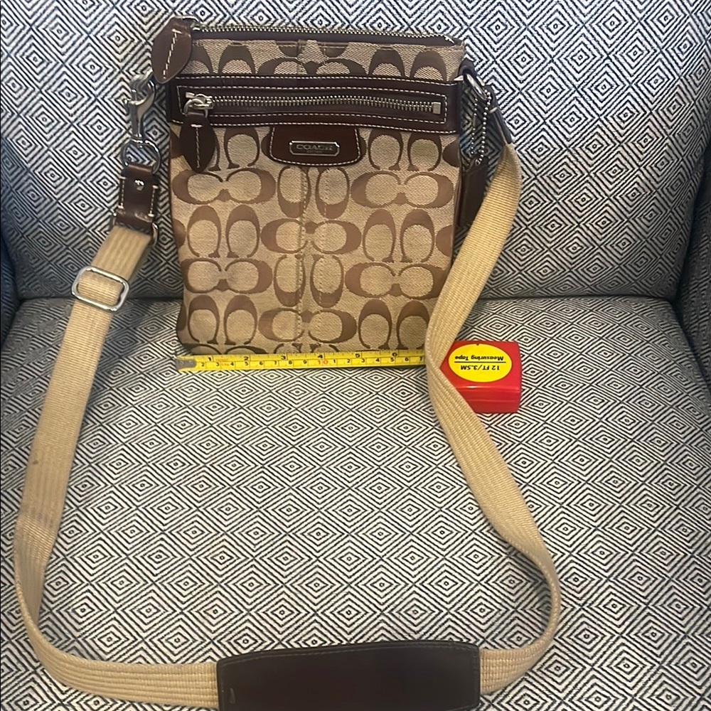 Vintage Coach Brown Crossbody Bag
